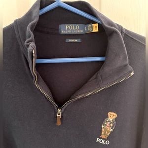 Polo Bear 1/4 Zip Sweater